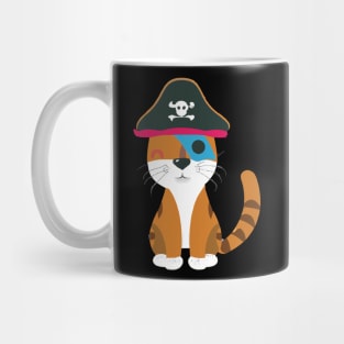 Pirate cat Mug